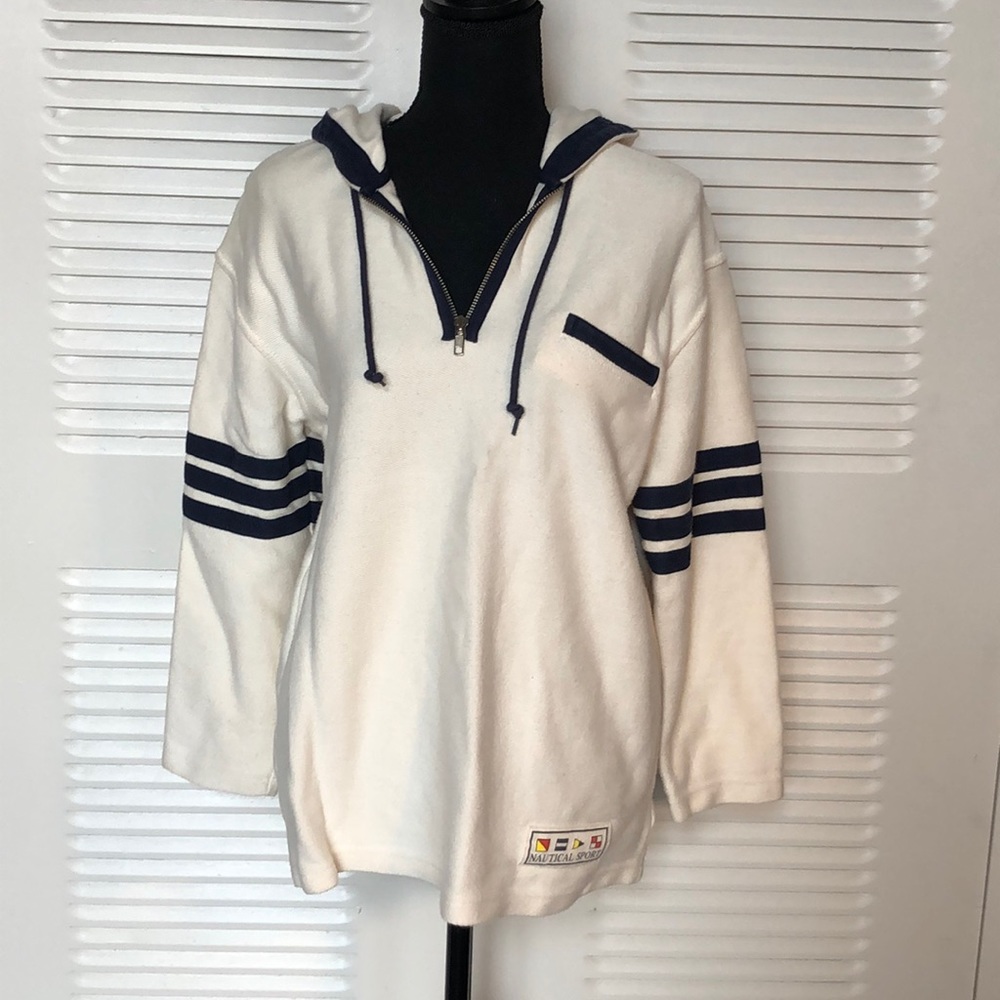 Jones New York - Nautical Sport half-zip hoodie